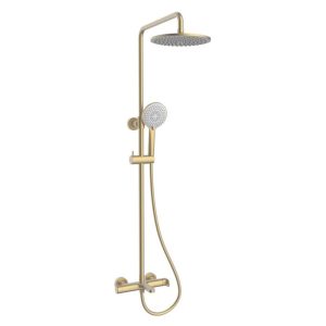 Душевая система Vincea Rondo с изливом Золото матовое