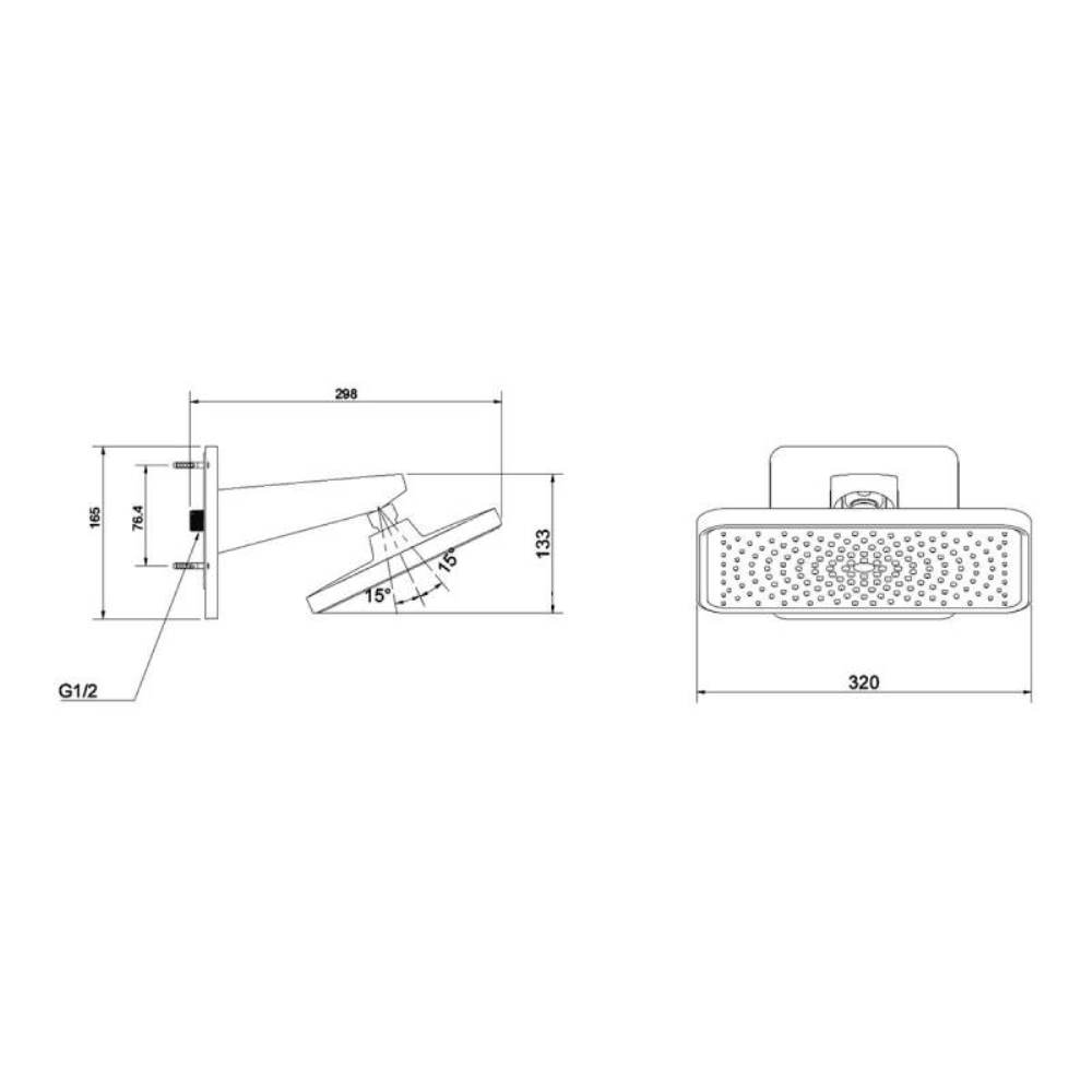 Душевая встройка Vincea Inspire Вороненая сталь — изображение 3