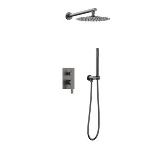 Душевая встройка Vincea Linea Вороненая сталь