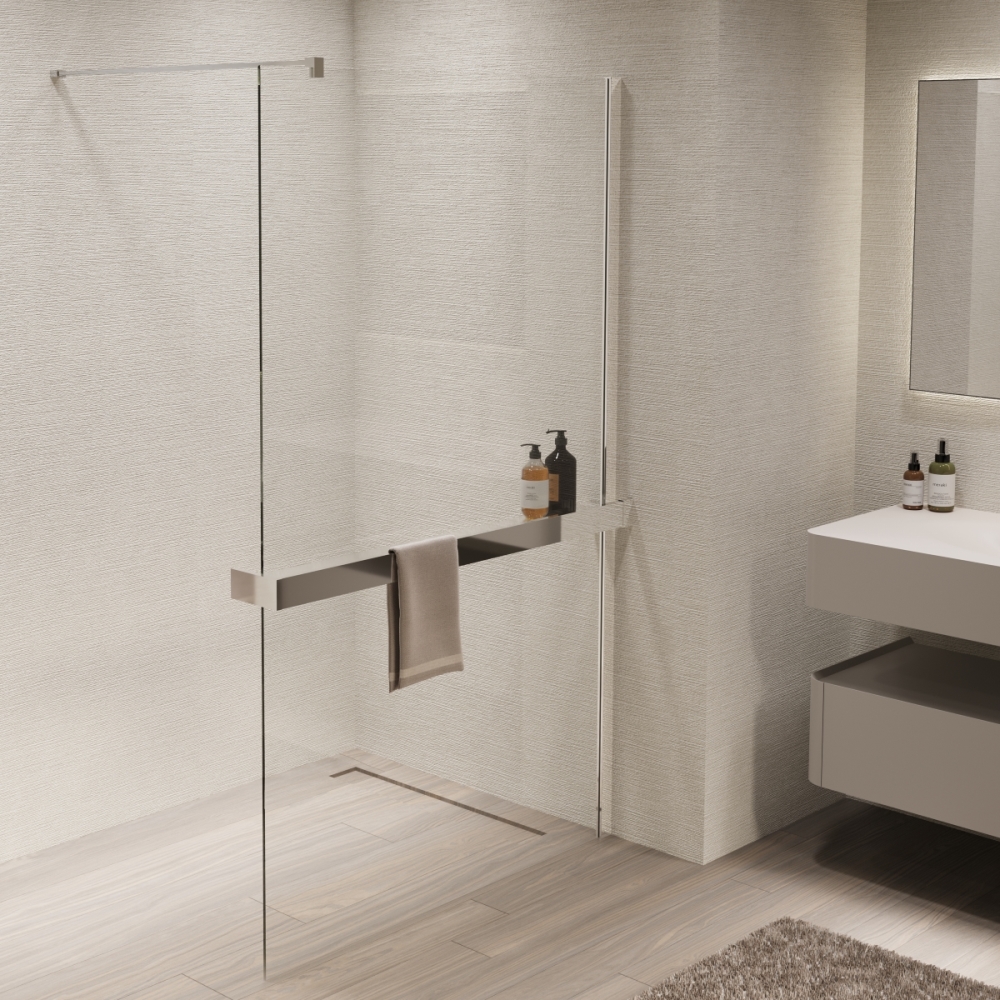 Душевая перегородка Vincea Walk-In Хром / Прозрачное